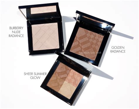 burberry fresh glow luminous highlighting powder golden radiance|Burberry Fresh Glow Luminous Highlighting Powders: Nude .